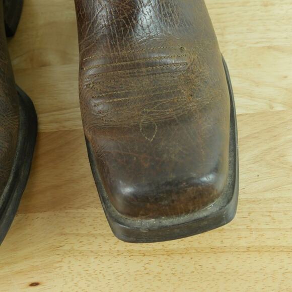 Ariat Rambler Boots 8EE Western Distressed Leather Cowboy Work Square Toe Suede main image 13